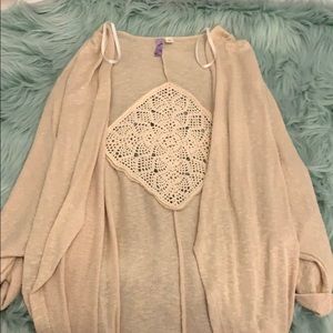 Alya beige cardigan